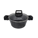 Tenxhere me veshje guri MK24 Montecasa 24cm Induksion me doreza të heqshme