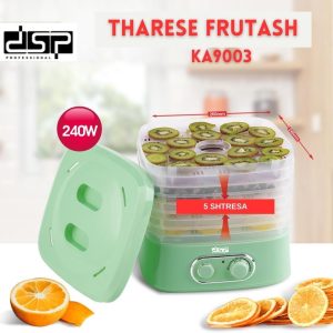 Dehidrator Tharese Frutash/Perimesh/Mishi 5 Kate 240W KA9003 DSP Professional