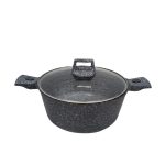 Tenxhere me veshje guri MK28 Montecasa 28cm Induksion me doreza të heqshme