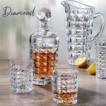 Diamond Gota Whisky Set 7cope Kristal Bohemia®