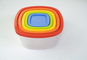 Set 5CP Tasa Me Kapak/Kontejner Ushqimi 46066 VENUS GR