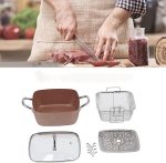 Tenxhere/Friteze Jongjitese Me Kosh/Site Avulli/Kapak 24cm