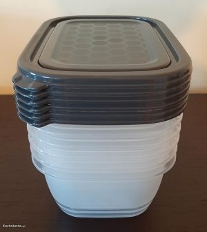 Set 5CP Tasa Me Kapak/Kontejner Ushqimi BA146509 VENUS GR
