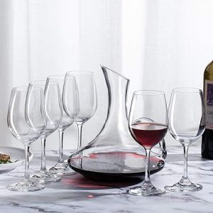 Set 6 Gota Vere Dhe Dekanter DK1851