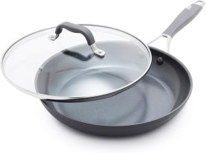 Wok Jongjites Baroly ED138100 Me Kapak Xham/Inoks 28cm