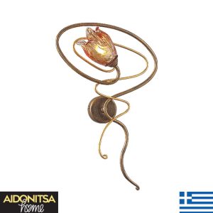 Abazhur Muri Qelqi Murano Bronx F1768W Me 1 Llampe G9 LED