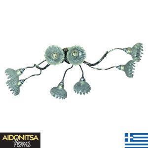 Abazhur Tavani Kristali F872CB Me 8 Llampa