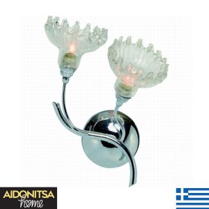 Abazhur Tavani/Muri Kristali F872CC Me 2 Llampa