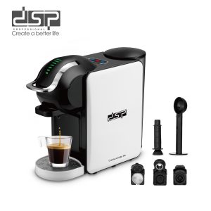 Ekspres Kafeje me Kapsula DSP KA3131 – Për Kafe Perfekte me Nespresso, Dolce Gusto dhe Pluhur