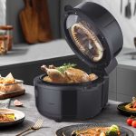 Air Fryer – Fritezë Me Ajër DSP KB2122 5.5L – 1350W me Dritare Xhami & Qarkullim Ajri 360°