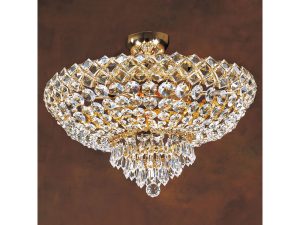 Abazhur Tavani V531 Lare Me Flori Dhe Kristale Spectra Swarovski®