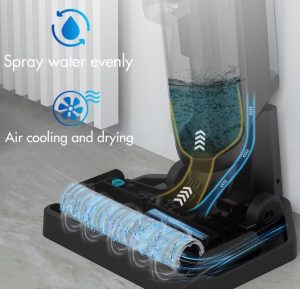 Cordlesser® FLOMO LITE Mamibot – Pastrues elektrik pa kabull 3 në 1