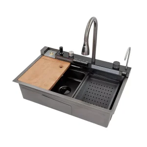 Lavapjatë Multifunksional Inoksi me Rubinet Dixhital HAUSBERG HB-C9955NG