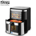 Fritezë me Ajër DSP KB2195 – 10L, 1600W + 500W poshte, Dritare & Ndriçim