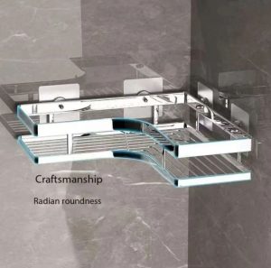 Raft Dushi/Mbajtese Shampo Inoks Me Ngjitje Ose Vida