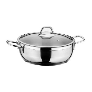 Tenxhere e Sheshte Inoksi Premium d36 cm 12.00 Lt  SOFT